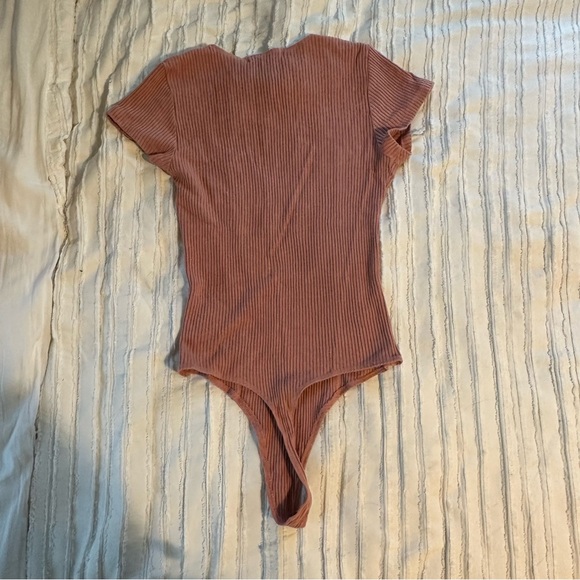 Whimsy + Row Pink Ribbed Top - Picture 5 of 5